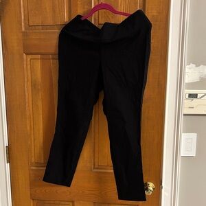 Torrid lightweight pull on black pants 25” inseam